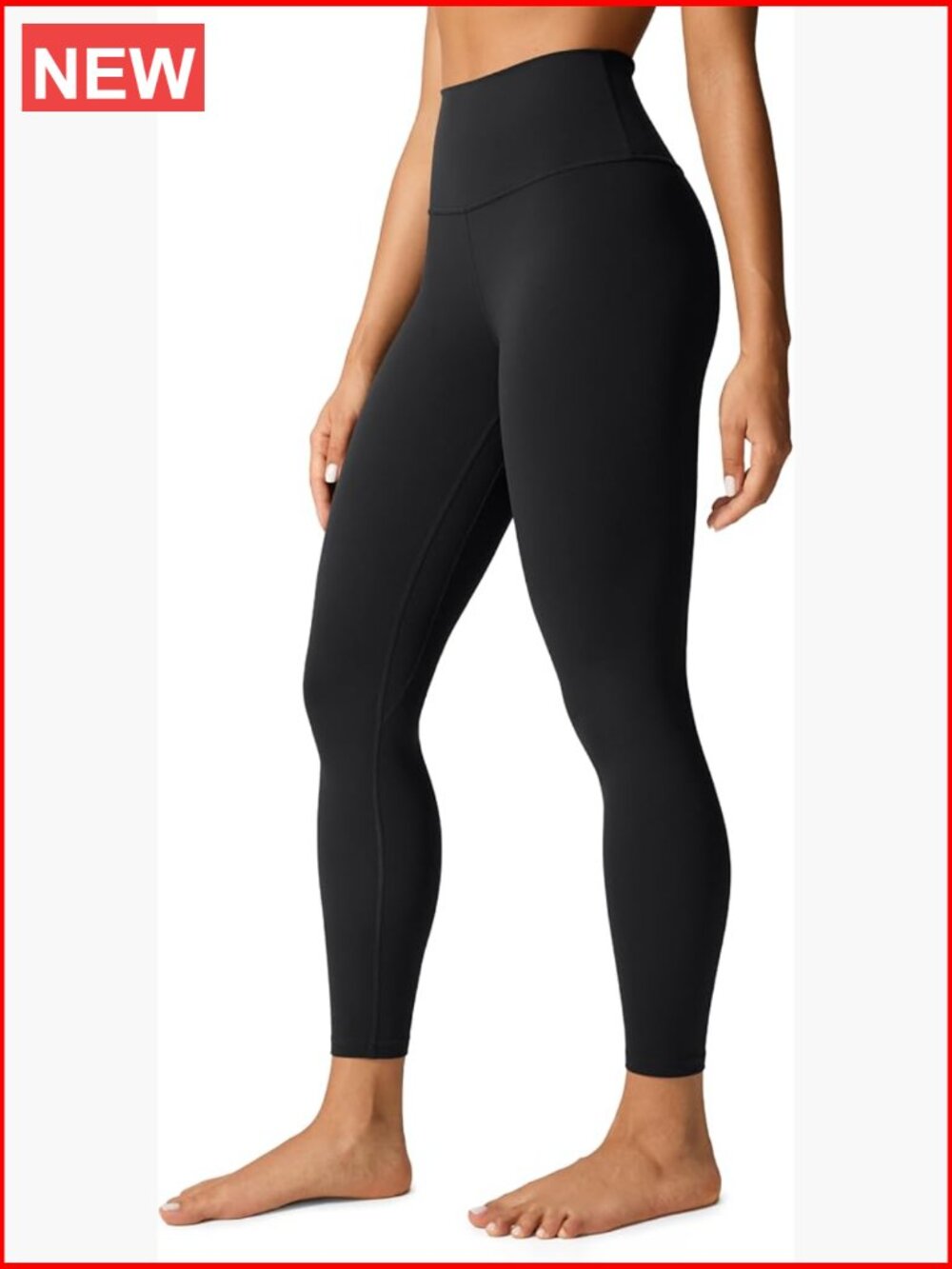 Butterlift High Waisted Workout Leggings 25" - Squat Proof Seamless Waistband